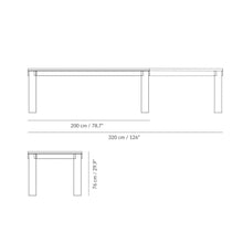 Load image into Gallery viewer, ORA BLU Extendable Dining Table